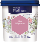 Polifarbe Platinum egyrétegű beltéri színes diszperziós falfesték - M40 Mályvarózsa / 5 liter
