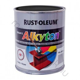 Alkyton fémfesték matt fényű, fedő és korroziógátló alapozó egyben - Fekete RAL 9005