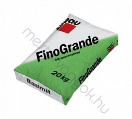 Baumit Fino Grande glettelőgipsz 3-6mm-ig, beltéri gipszes glettanyag