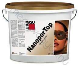 Baumit NanoporTop homlokzati szinező vakolat kapart 1,5mm-es, 0019 és 0018-as színek - Fehér