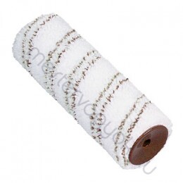 Festőhenger Mikro lazúrteddy 18cm széles 48mm átmérő 11mm-es szálhossz, barna csavart csíkos