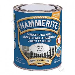 Hammerite fényes fémfesték, alapozó és fedő festék egyben - Ezüst