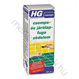 HG csempe és járólap-fuga védelem, víz, zsiradék, olaj és szennyeződés taszító