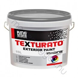 KingStone Exterior Texturato paint homlokzatfesték, kültéri falfesték - Fehér