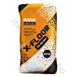 KingStone X-Floor önterülő aljzatkiegyenlítő padlófűtéshez, kültéri és beltéri felületekhez 15-40mm vastagságig