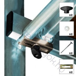 Krause Biztonsági szett járólaphoz M5x90mm-es, lemez+csavarok, ProTec gurulóállványhoz