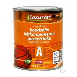 Lazurán kétkomponensű kopásálló parkettlakk magasfényű A (Prolux) - Színtelen