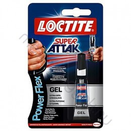 Loctite Super Attak Power Flex gél pillanatragasztó