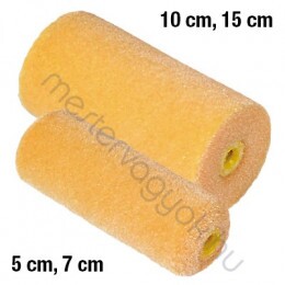 Festőhenger szivacs bársonyfelülettel 35mm átmérő, Superflok (sárga) latex, diszperziós festékhez