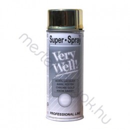 Motip Very Well króm effekt akril spray, dekorációs aerozol festék - Arany