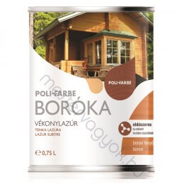Boróka oldószeres vékonylazúr fafesték, hosszantartó védelem kültéren és beltérben - Borovi Fenyő