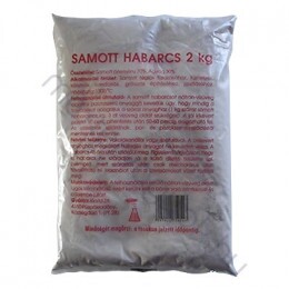 Samott por, habarcs