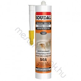 Soudal 50A vizesbázisú szerelőragasztó díszlécek rozetták szegélyek ragasztására - Fehér