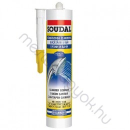 Soudal Szaniter szilikon fugázó tömítő penészgátló adalékkal - Manhattan