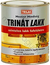 Trinát magasfényű beltéri lakk - Színtelen