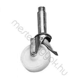 Zarges Z300 125mm-es fékezhető kerék csappal COMPACT összecsukható gurulóállványhoz