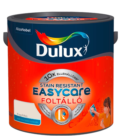 Dulux EasyCare víztaszító színes beltéri matt latex falfesték - Kagylóhéj / 5 liter