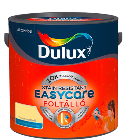 Dulux EasyCare víztaszító színes beltéri matt latex falfesték - Tavaszi napfürdő / 5 liter