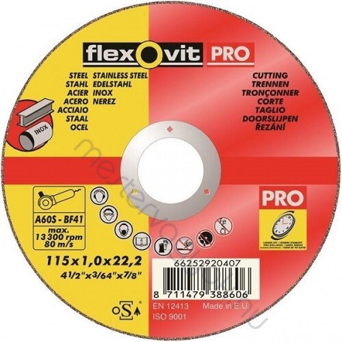 Tisztítótárcsa 125x6,5 FlexovitPro A24S-BF27 - 1 db