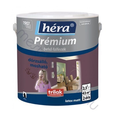 Héra Prémium matt belső falfesték / színes - Vanília*** / 2.5 liter