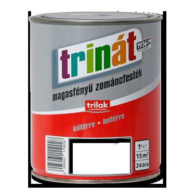 Trinát magasfényű zománcfesték - 400 Sárga / 0.5 liter